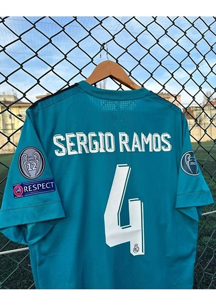 R.madridd 2017/18 Sergio Ramos Turkuaz Yetişkin Forması fiyatları