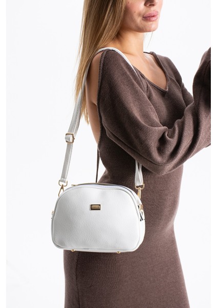 Kadın Suni Deri 4 Bölmeli Ayarlanabilir Çapraz Askılı Çapraz ve Omuz Çanta 1435