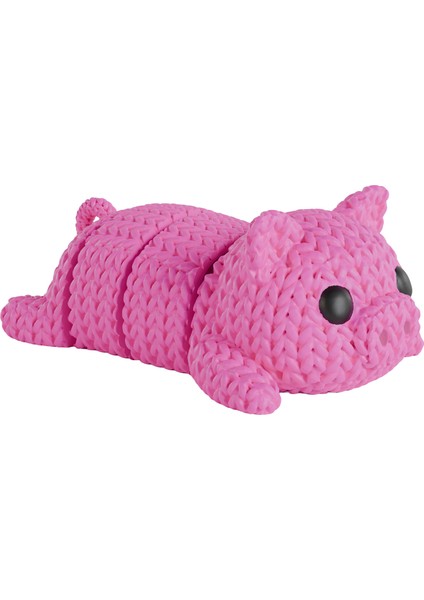 3D Örgü Domuz Anahtarlık