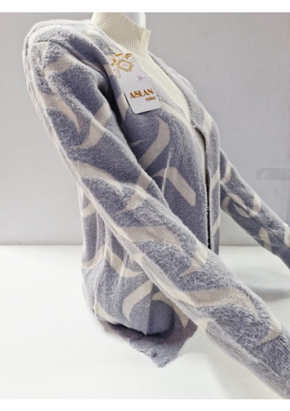 Kadın Yumuşak Dokulu Desenli Triko Hırka - Ceket fiyatları