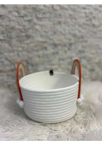 Gökkuşağı Detaylı Çok Amaçlı Sepet, Bebek Hediye Sepeti , Çocuk Odası Organizer (SEPET İÇİNDEKİ ÜRÜNLER GÖRSEL AMAÇLIDIR) modelleri