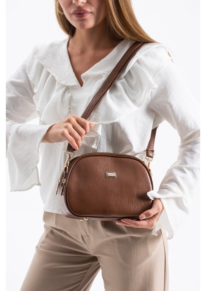 Kadın Suni Deri 4 Bölmeli Ayarlanabilir Çapraz Askılı Çapraz ve Omuz Çanta 1435