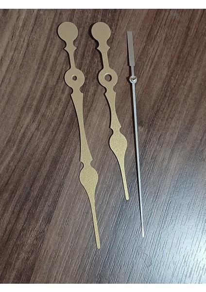 Duvar Saati Mekanizması, 22 mm Şaft Sessiz Çalışır Akar Mekanizma Akrep-Yelkovan-Saniye-(Askılı)