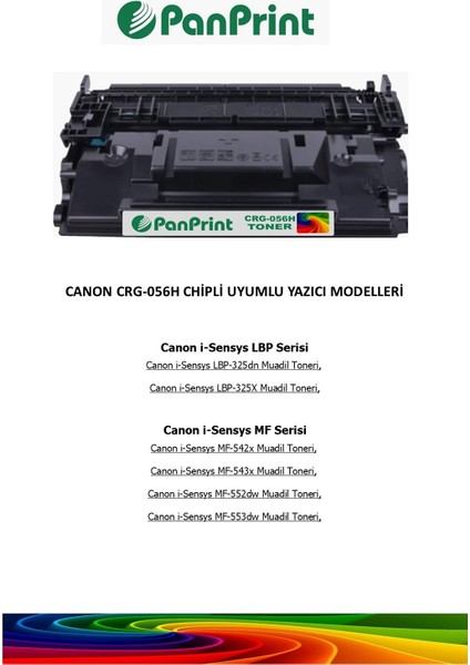 Canon I-Sensys MF-553DW Chipli Muadil Toner Extra Yüksek Kapasiteli 20000 Sf. fiyatları