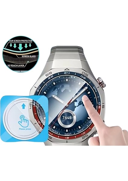 Huawei Watch Gt6 Pro 46 mm ile Uyumlu Ekran Koruyucu Kolay Uygulanabilir Aparatlı Ekran Koruyucu fiyatları