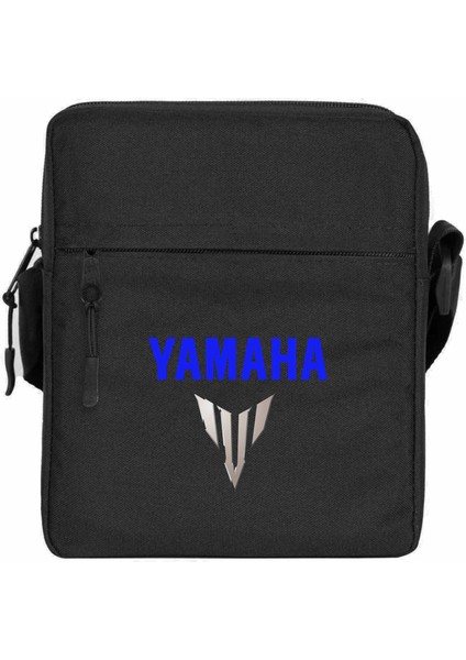 Yamha MT07 Logo Blue Omuz Çantası Siyah Renk