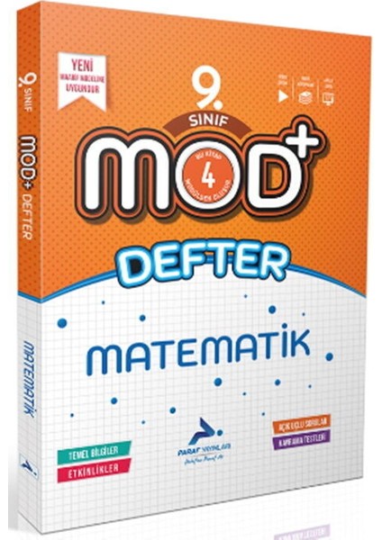 Paraf Yayınları 9. Sınıf Matematik Mod Defter