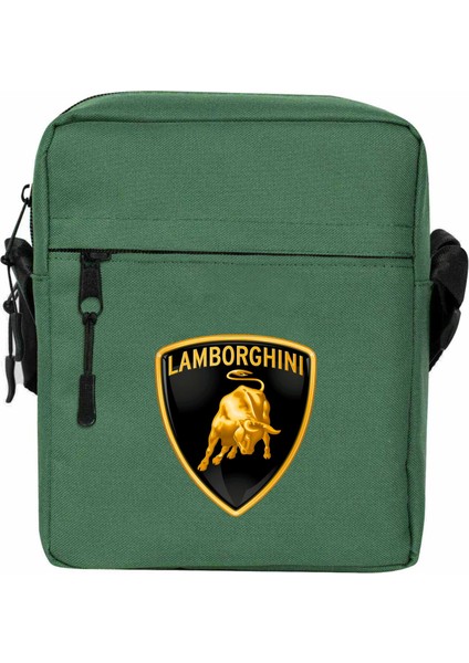 Lamborghni Classic Omuz Çantası Yeşil Renk