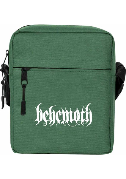 Behemoth Classic Logo Omuz Çantası Yeşil Renk
