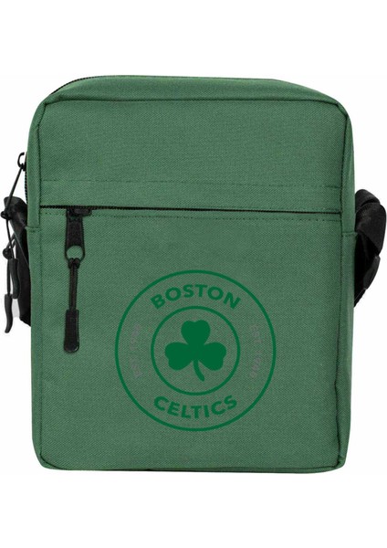 Boston C. Logo Omuz Çantası Yeşil Renk