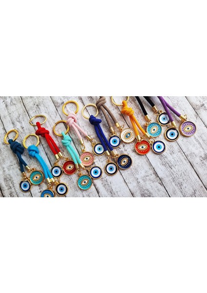 Hediyelik 10'lu Nazar Boncuklu Anahtarlık modelleri