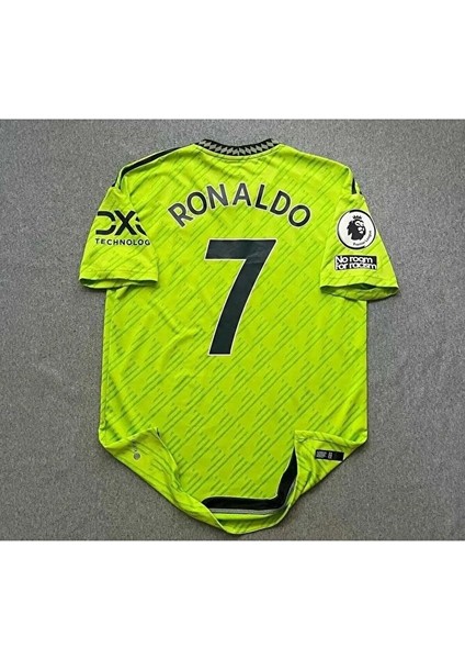 M.unitedd 2022/23 Sezonu Cristiano Ronaldo Deplasman Forması (Neon) modelleri