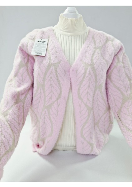 Kadın Yumuşak Dokulu Desenli Triko Hırka - Ceket fırsatları