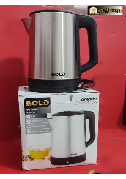 Evci Bold Linux Paslanmaz Çelik Kettle