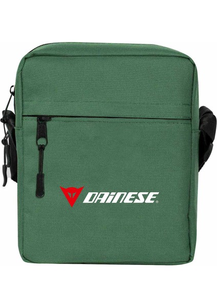 Dainese Logo Text Omuz Çantası Yeşil Renk