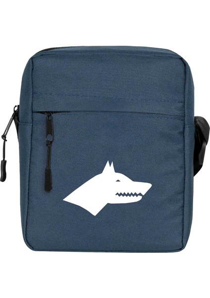 Göktürk Kurt Omuz Çantası Lacivert Renk