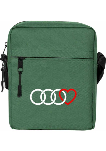 3 Audi Rings Hearth Omuz Çantası Yeşil Renk
