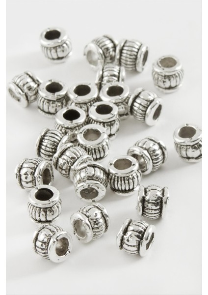 Techmrt Çizgili Tesbih Ara Aparatı 50 Gram-Gümüş Rengi