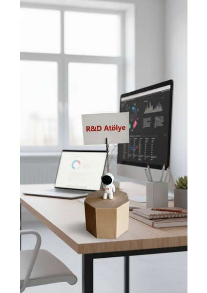 Astronot Masa Üstü Notluk / Fotoğraflık indirimleri