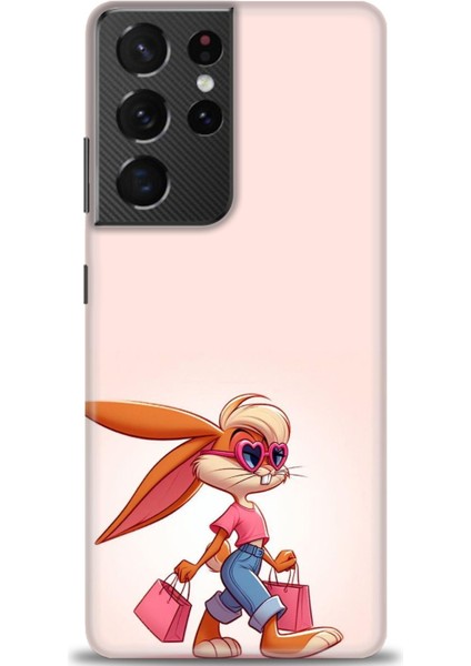 Samsung Galaxy S21 Ultra Hd Baskılı Kılıf + Seramik Tam Kaplayan Ekran Koruyucu 404