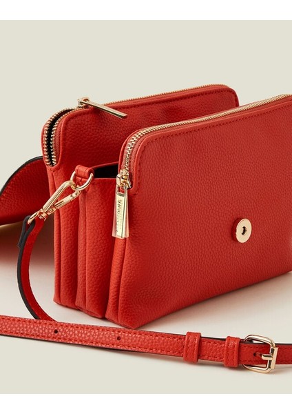 Double Zip Çapraz Çanta Çapraz Çanta modelleri