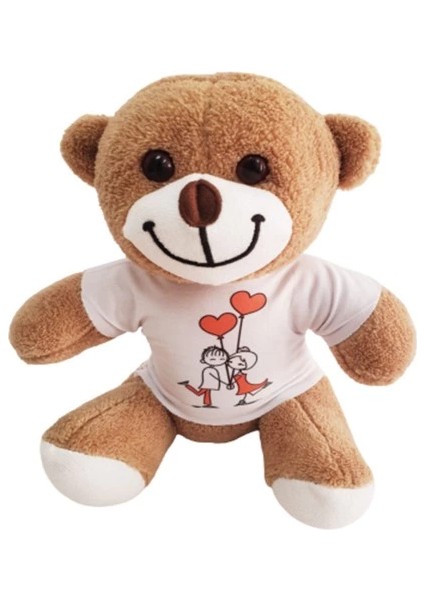 Sevimli Tişörtlü Peluş Ayicik