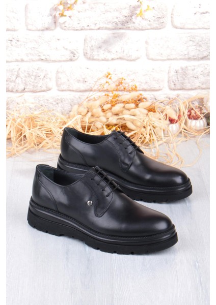 K1004 Rahat Hafif Eva Kalın Taban Hakiki Deri Erkek Ayakkabı