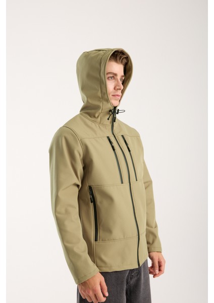 Erkek Içi Polarlı Su ve Rüzgar Geçirmez Softshell Outdoor Spor Mont fiyatları