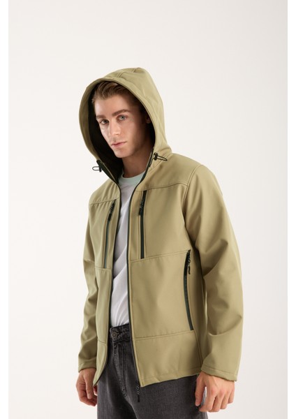 Erkek Içi Polarlı Su ve Rüzgar Geçirmez Softshell Outdoor Spor Mont modelleri