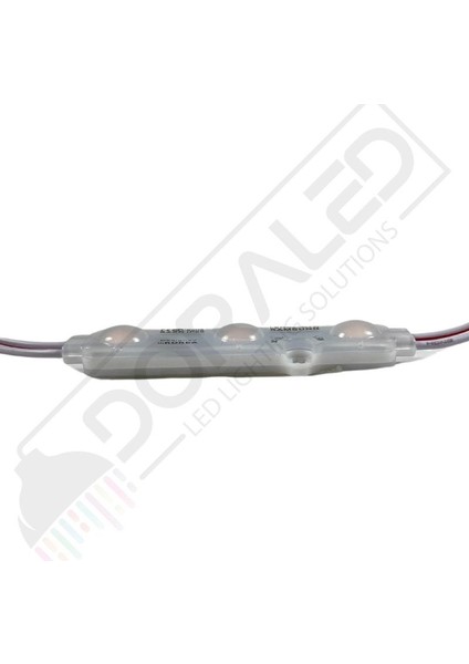 Samsung 3'lü Led Modül 12 Volt Gün Işığı -10 Adet