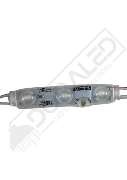 Samsung 3'lü Led Modül 12 Volt Kırmızı -10 Adet fırsatları