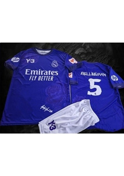 R.madridd 2023/24 Yeni Sezon Y-3 Jude Bellingham Özel Konsept Çocuk Forması 4'lü