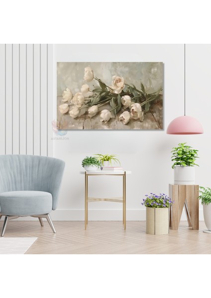 Kanvas Yatay Duvar Tablosu Kanvas Soyut Cicek Sanati4 Ev Ofis Salon Modern Duvar Tablosu modelleri