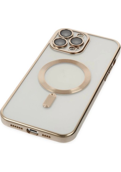 Newface iPhone 14 Pro Kılıf Kross Magneticsafe Kapak - Gold fırsatları