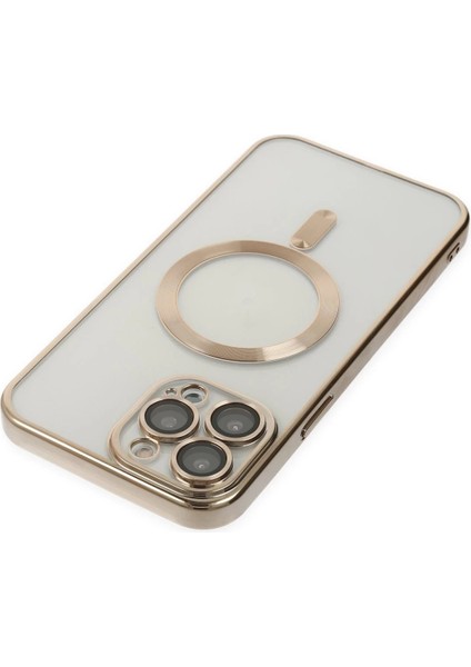 Newface iPhone 14 Pro Kılıf Kross Magneticsafe Kapak - Gold indirimleri
