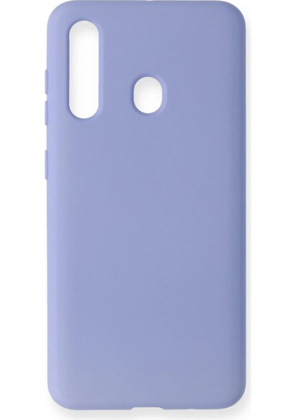 Samsung Galaxy M40 Kılıf Nano Içi Kadife Silikon - Lila modelleri