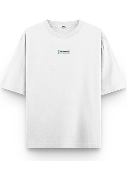 Beyaz Oversize Tshirt Illüstrasyon Sırt Baskılı Oversize Yazılı Unisex Tişört 1328 fiyatları