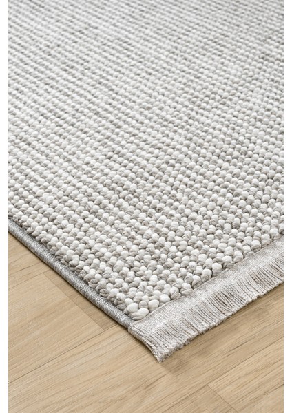 Gri Beyaz Bukleli Yumuşak Iskandinav Loom Salon Koridor Mutfak Oturma Odası Halısı Yolluk fiyatları
