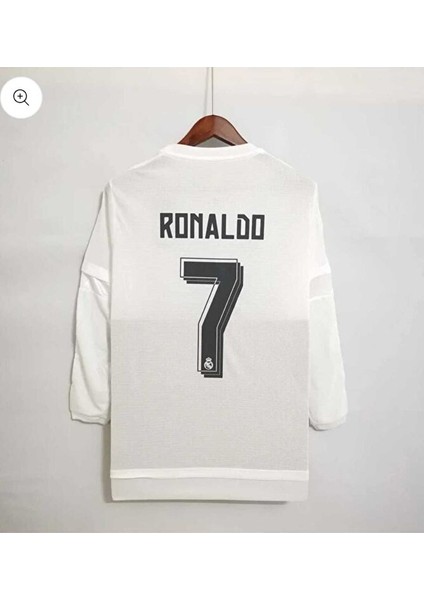 R.madridd 2016 Şampiyonlar Ligi Finali Cristiano Ronaldo Nostalji Forması (White) fırsatları