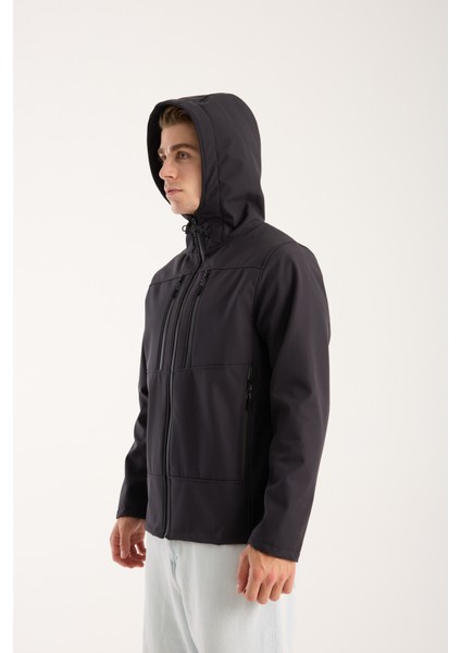 Erkek Içi Polarlı Su ve Rüzgar Geçirmez Softshell Outdoor Spor Mont fırsatları