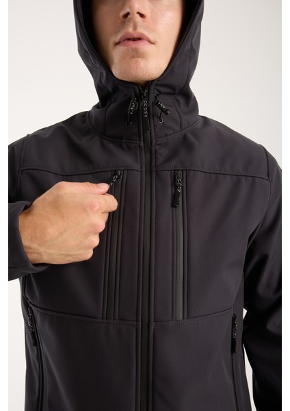 Erkek Içi Polarlı Su ve Rüzgar Geçirmez Softshell Outdoor Spor Mont indirimleri