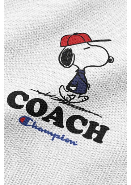 Coach Snoopy Baskılı Yarı Oversize T-Shirt 1149 fiyatları