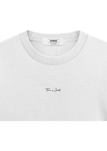 Skull Kurukafa Sırt Yarı Oversize T-Shirt 1208 fırsatları