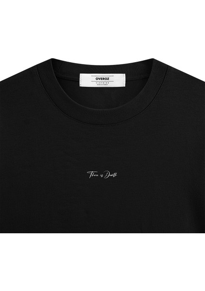 Skull Kurukafa Sırt Yarı Oversize T-Shirt 1208 fırsatları