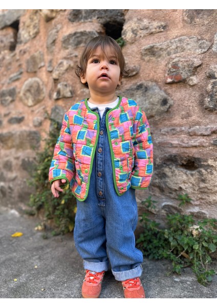 Mevsimlik Renkli Kapitone Mont fırsatları