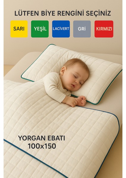 %100 Yün Bebek Yorganı ve Yastığı | Yıkanabilir Arabiye Detaylı Organik