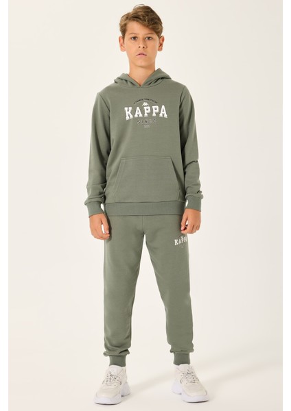 3 Iplik Kapüşonlu Eşofman TAKIMI-33244WW