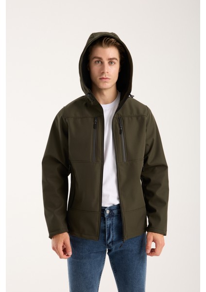 Erkek Içi Polarlı Su ve Rüzgar Geçirmez Softshell Outdoor Spor Mont fiyatları