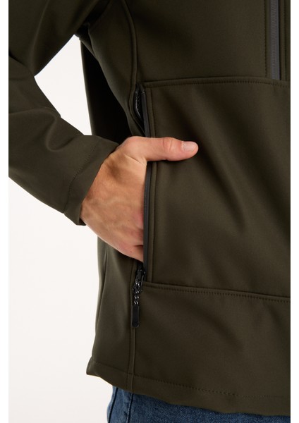 Erkek Içi Polarlı Su ve Rüzgar Geçirmez Softshell Outdoor Spor Mont indirimleri