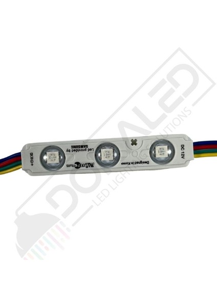 3'lü Samsung Rgb Modül Led 12 Volt 0.72 Watt -10 Adet fırsatları